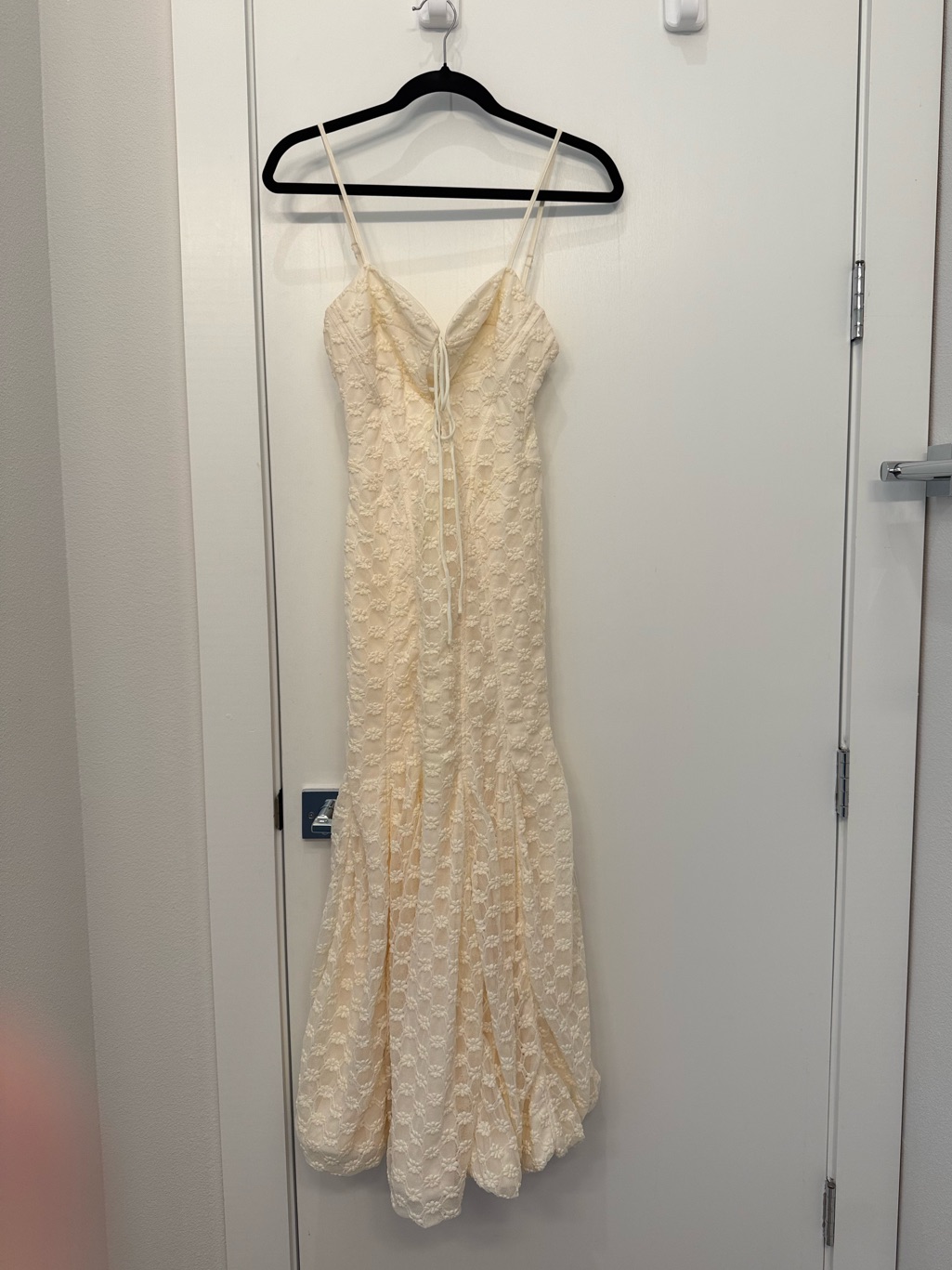 Bardot Delaney Cream Floral Bustier Midi Dress Medium — image 8 of 8